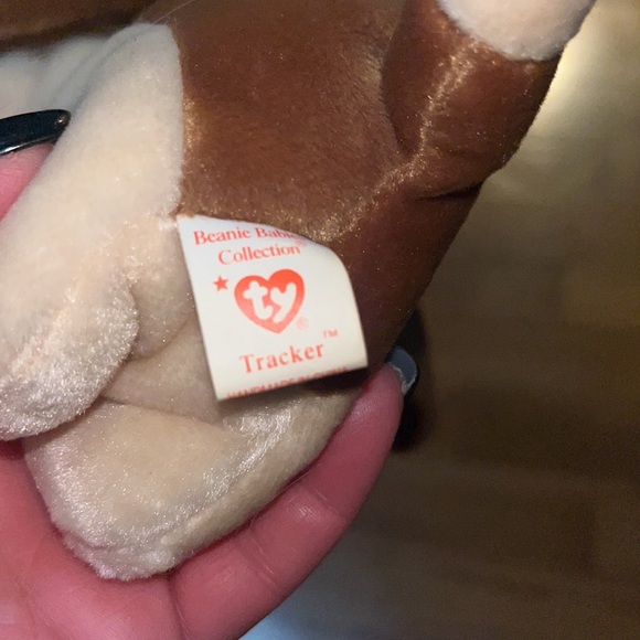 Ty Beanie Baby Basset Hound Vintage 1990s Tracker Rare With Tush Tag - Picture 6 of 11
